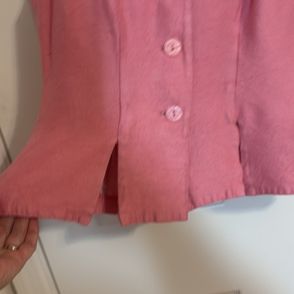 Vintage Pink Top, sleeveless jacket, 4P - Picture 3 of 6